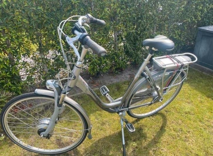 Gazelle orange , elektrische damesfiets., Fietsen en Brommers, Elektrische fietsen, Gebruikt, Gazelle, 55 tot 59 cm, Ophalen of Verzenden