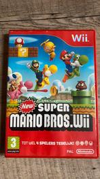 New super mario bros wii met handleiding, Eén computer, Ophalen of Verzenden, Zo goed als nieuw, Platform