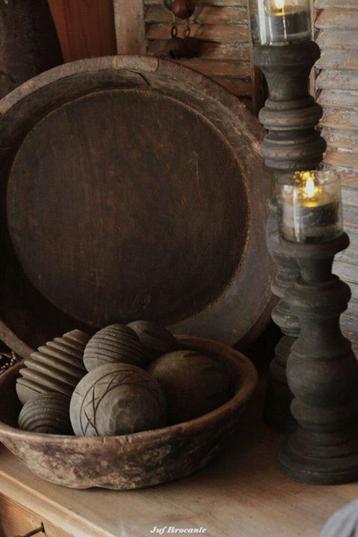 Houten XL schalen / schaal groot / chapati schaal beschikbaar voor biedingen