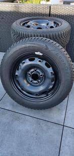 Set winterbanden 185/60R14 Seat Ibiza, VW Polo, Skoda Fabia, Auto-onderdelen, Banden en Velgen, Ophalen, 14 inch, Gebruikt, Banden en Velgen