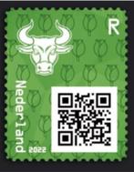 Crypto zegel stier groen, postzegel en NFT niet geclaimedCry, Verzenden, Na 1940, Postfris
