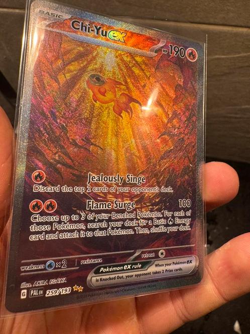 Chi-Yu ex 259, Hobby en Vrije tijd, Verzamelkaartspellen | Pokémon, Zo goed als nieuw, Losse kaart, Verzenden