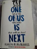 Karen M. McManus - One Of Us Is Next, Ophalen of Verzenden, Zo goed als nieuw, Karen M. McManus