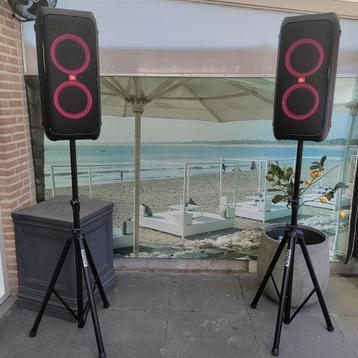Karaoke set muziekbox tuinfeest speakers te huur