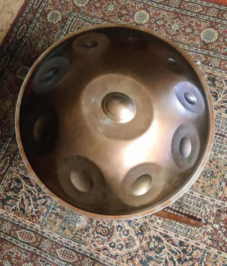 D kurd 10 handpan - ember steel, Muziek en Instrumenten, Percussie, Nieuw, Melodische percussie, Ophalen of Verzenden
