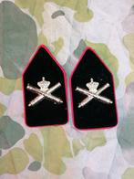 Regiment Artillerie kraagspiegels setje, Verzamelen, Militaria | Algemeen, Ophalen of Verzenden, Landmacht, Nederland, Embleem of Badge