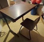 Thur op seat schoolbankje +stoel, Huis en Inrichting, Stoelen, Ophalen of Verzenden, Zo goed als nieuw, Bruin, Eén