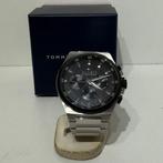 Tommy Hilfiger 490.1.34.3538 48mm Quartz Horloge in Doos, Ophalen of Verzenden, Zwart, Android