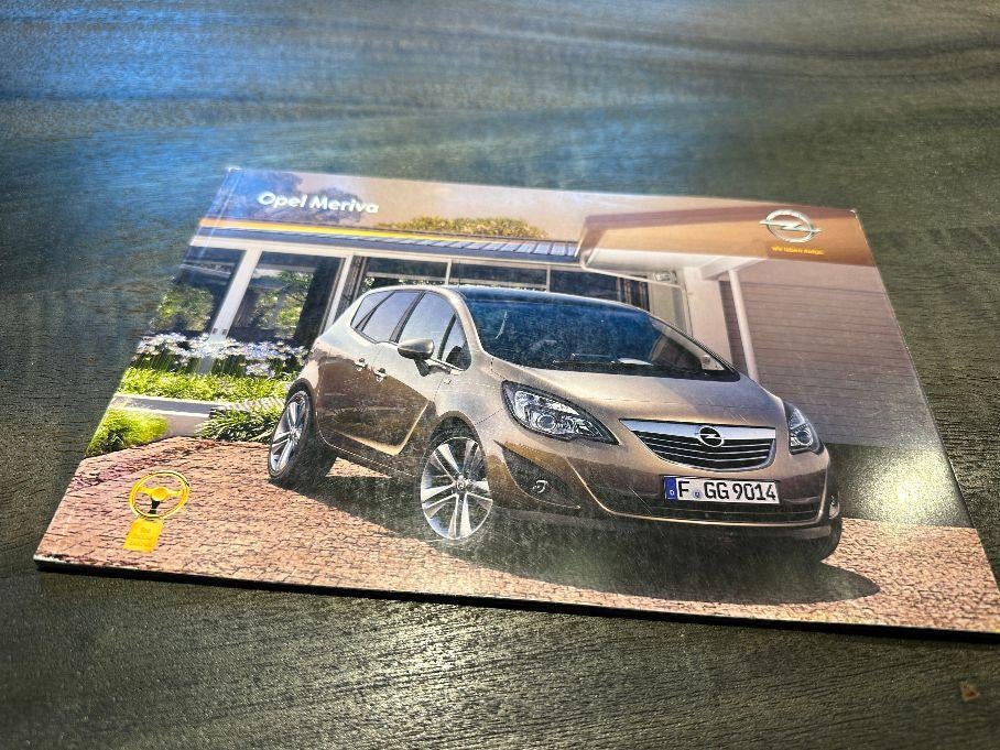 Opel Meriva dikkke Duitse folder nieuwstaat 2011, Ophalen of Verzenden, Zo goed als nieuw, Opel
