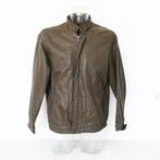 Echt Lederen Vintage Jas* (L) € 45,-, Maat 52/54 (L), Bruin, Vintage, Ophalen of Verzenden