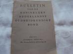 Bulletin van de Koninklijke Nederlandse Oudheidkundige Bond, Ophalen of Verzenden, Gelezen, Meerdere auteurs