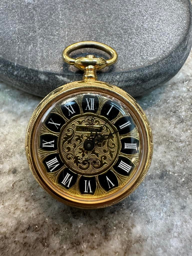 Antiek Gouden GF Zakhorloge, Antiek en Kunst, Antiek | Klokken, Ophalen of Verzenden