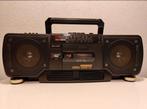 Sharp WQ-T238 Ghettoblaster Stereo Radio Double Cassette Rec, Ophalen of Verzenden, Zo goed als nieuw, Radio