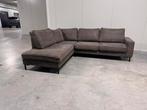 ZGAN Prachtige Hoekbank Bruin Microleder GRATIS BEZORGING, Ophalen, Zo goed als nieuw
