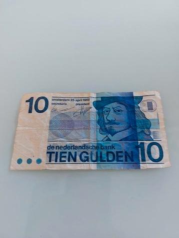 Tien Gulden biljet 1968 beschikbaar voor biedingen