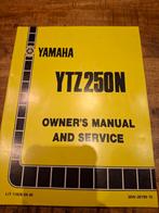 Eigenaarshandleiding Yamaha YTZ250N april 1985, Ophalen of Verzenden
