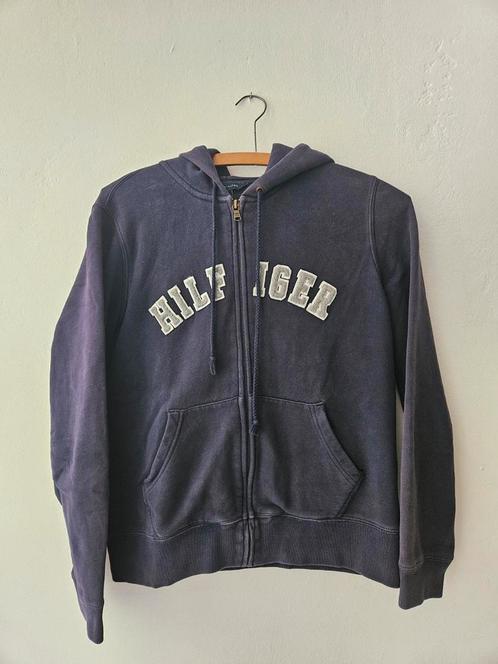 Vest hoodie Tommy Hilfiger M donkerblauw navy, Kleding | Dames, Truien en Vesten, Gedragen, Maat 38/40 (M), Blauw, Ophalen of Verzenden