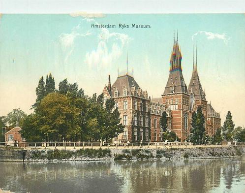 (388-154-027) Amsterdam Rijks Museum, Verzamelen, Ansichtkaarten | Nederland, Noord-Holland, Verzenden