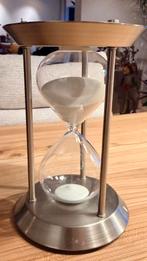 Zandloper RVS., 25 tot 50 cm, Wit, Ophalen of Verzenden, Zo goed als nieuw