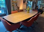 eiken tafelblad 240cm ovaal, Huis en Inrichting, Ophalen, Zo goed als nieuw