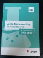 Lyceo samenvatting Scheikunde VWO 2021-2022, Ophalen, Zo goed als nieuw, Management