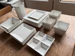 Xenos Servies Vierkant 22-delig, Ophalen, Overige typen, Zo goed als nieuw, Effen