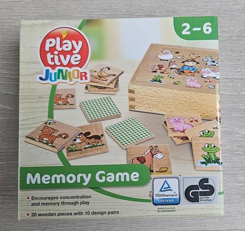 HOUTEN MEMORY BOERDERIJDIEREN te koop, Kinderen en Baby's, Speelgoed | Houten speelgoed, Nieuw, Overige typen, Ophalen of Verzenden
