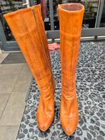 Cinderella hoge leren laarzen cognac kleur maar 37, Ophalen, Hoge laarzen, Bruin, Cinderella