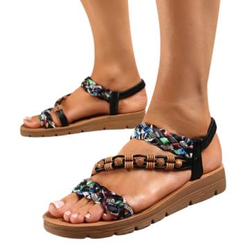 Boho sandalen met gevlochten bandjes en kralen mt 39 beschikbaar voor biedingen