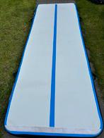 Airtrack 300x100x10 cm, Sport en Fitness, Turnen, Ophalen, Gebruikt, Blauw, Materiaal