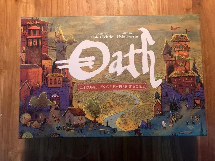 Bordspel. Oath: Chronicles of Empire & Exile, Hobby en Vrije tijd, Gezelschapsspellen | Bordspellen, Nieuw, Een of twee spelers