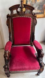 Prachtige Kasteel fauteuil, Antiek en Kunst, Antiek | Meubels | Stoelen en Banken, Ophalen of Verzenden