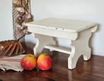 Leuk oud houten voetenbankje / krukje vensterbankje bankje, Antiek en Kunst, Curiosa en Brocante, Ophalen of Verzenden