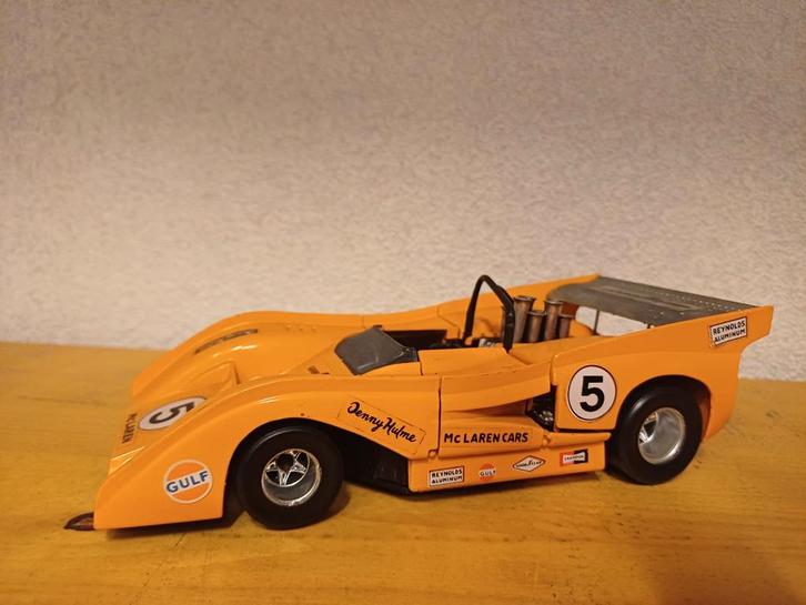 Politoys 1:26 '71 McLaren Chevrolet M8F, Hobby en Vrije tijd, Modelauto's | 1:18, Gebruikt, Auto, Overige merken, Ophalen