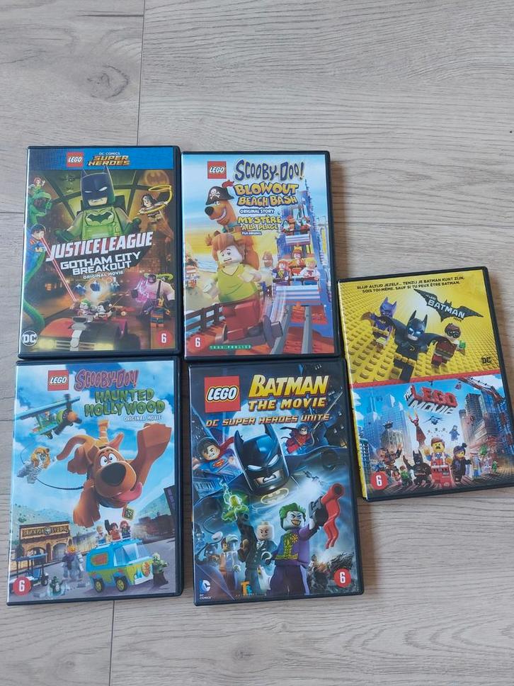 LEGO Films - Batman, Scooby-Doo, Justice League, Cd's en Dvd's, Dvd's | Kinderen en Jeugd, Gebruikt, Film, Avontuur, Boxset, Alle leeftijden