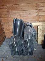 Dakpannen 96 stuks, Ophalen, Steen of Klei, Zwart, Nieuw