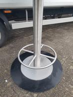 Hoge vergadertafel 120cm rond met nieuw blad naar keuze, Huis en Inrichting, Bureaus, Stabureau, Ophalen of Verzenden, Zo goed als nieuw