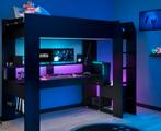 Gaming hoogslaper met LED en USB aansluiting, Eenpersoons, Ophalen of Verzenden, Zo goed als nieuw, 90 cm