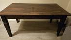 Koloniale eettafel 'opknappertje'., Huis en Inrichting, Tafels | Eettafels, Ophalen, Gebruikt, 50 tot 100 cm, Vijf personen of meer