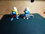 smurfen 2 zeldzame smurfen, Ophalen of Verzenden, Zo goed als nieuw, Verschillende Smurfen
