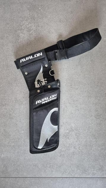 Avalon archery tec one pijlentas linkshandig zwart/grijs. beschikbaar voor biedingen