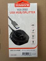 XSSIVE USB 3.0 4-Poorts Hub/Splitter - Nieuw in Verpakking, Computers en Software, Dockingstations, Telefoon, Nieuw, Ophalen of Verzenden