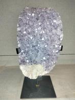 Amethist op standaard - OS5, Verzamelen, Mineralen en Fossielen, Ophalen of Verzenden, Mineraal