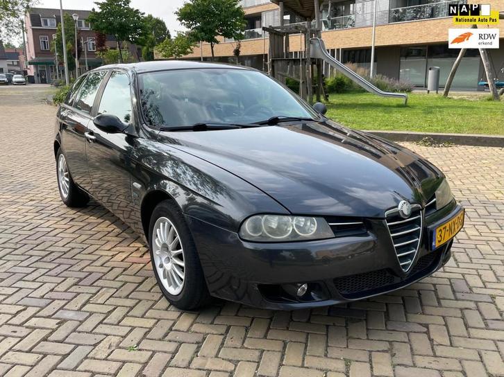Alfa Romeo 156 Sportwagon 1.8 T.Spark Impression, Lmv, Leder, Auto's, Alfa Romeo, Te koop, ABS, Airconditioning, Alarm, Centrale vergrendeling
