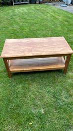 Salontafel teak, Huis en Inrichting, Tafels | Salontafels, Ophalen, Gebruikt, Rechthoekig, Teakhout