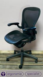 Herman Miller Aeron maat C, Ophalen, Gebruikt, Zwart, Bureaustoel