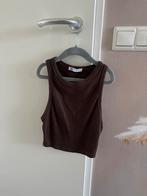 Zara Top Chocoladebruin Maat M (valt als S), Maat 38/40 (M), Bruin, Ophalen of Verzenden, Zo goed als nieuw