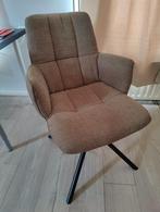 2x Beige eetstoelen, Huis en Inrichting, Stoelen, Ophalen, Twee, Overige kleuren, Zo goed als nieuw