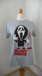 T-shirt Dames Grijs met opdruk SCARY MOVIE, Mascherano, Ophalen of Verzenden, Zo goed als nieuw, Korte mouw