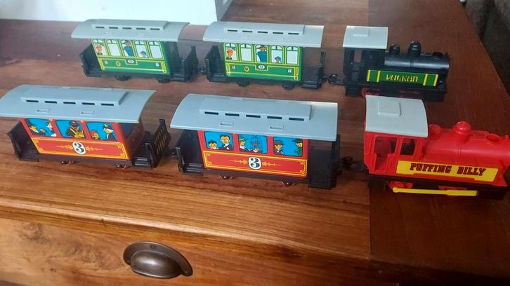 2x Trambino Speelgoed Wagonset, Antiek en Kunst, Antiek | Speelgoed, Ophalen of Verzenden